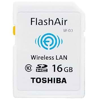 TM＊プロフ必読　A320 + FlashAir W-03 16GB Amazon | TOSHIBA 東芝 無線LAN搭載SDHCカード FlashAir W-03